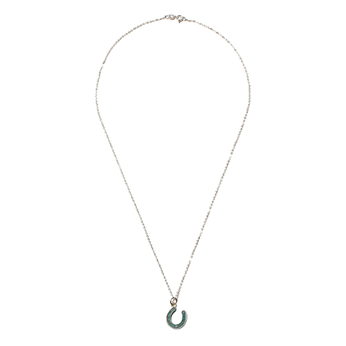 CALIFOLKS(カリフォークス) / Horseshoe Inlay Turquoise Straight Necklace