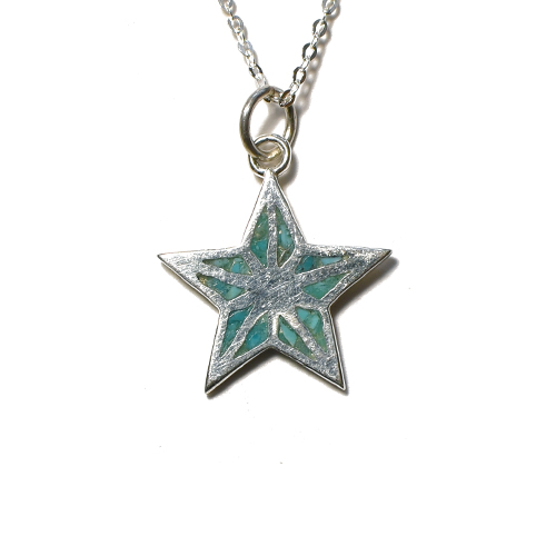 CALIFOLKS(JtH[NX) / Star Classic Inlay Turquoise Necklace