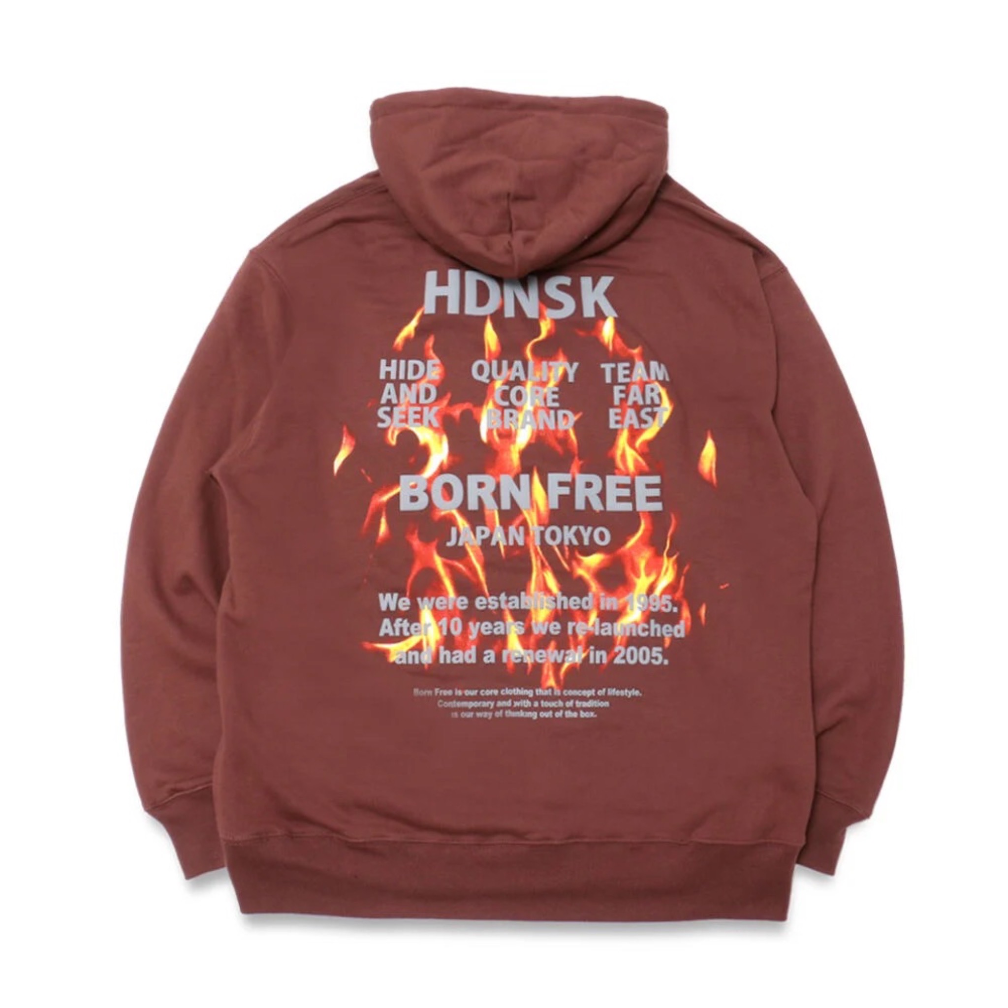 HIDE&SEEK(nChAhV[N) / Flame Hooded Sweat Shirt 