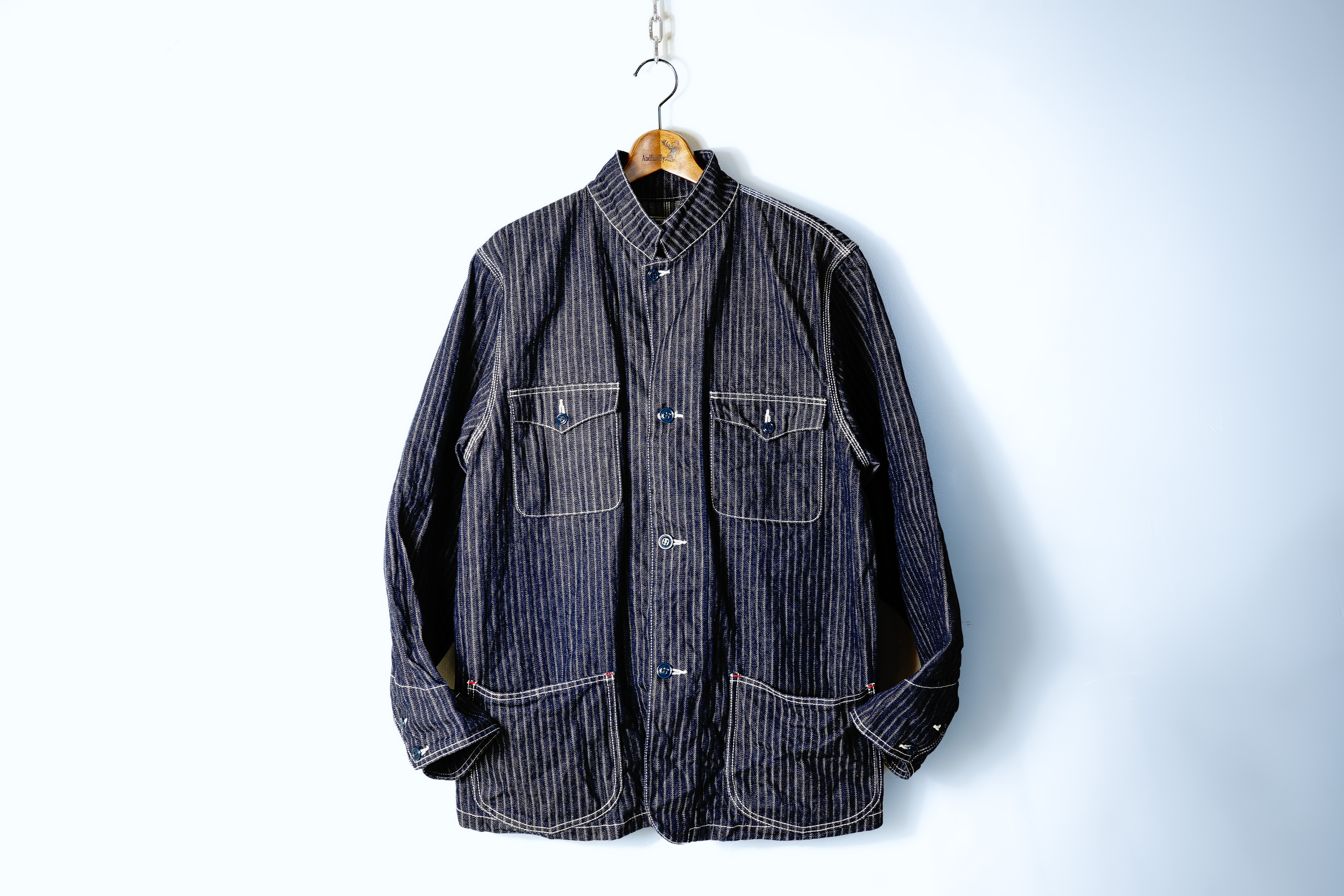 ANDFAMILYS(Aht@~[Y) / STAND COLLAR WORK JACKET