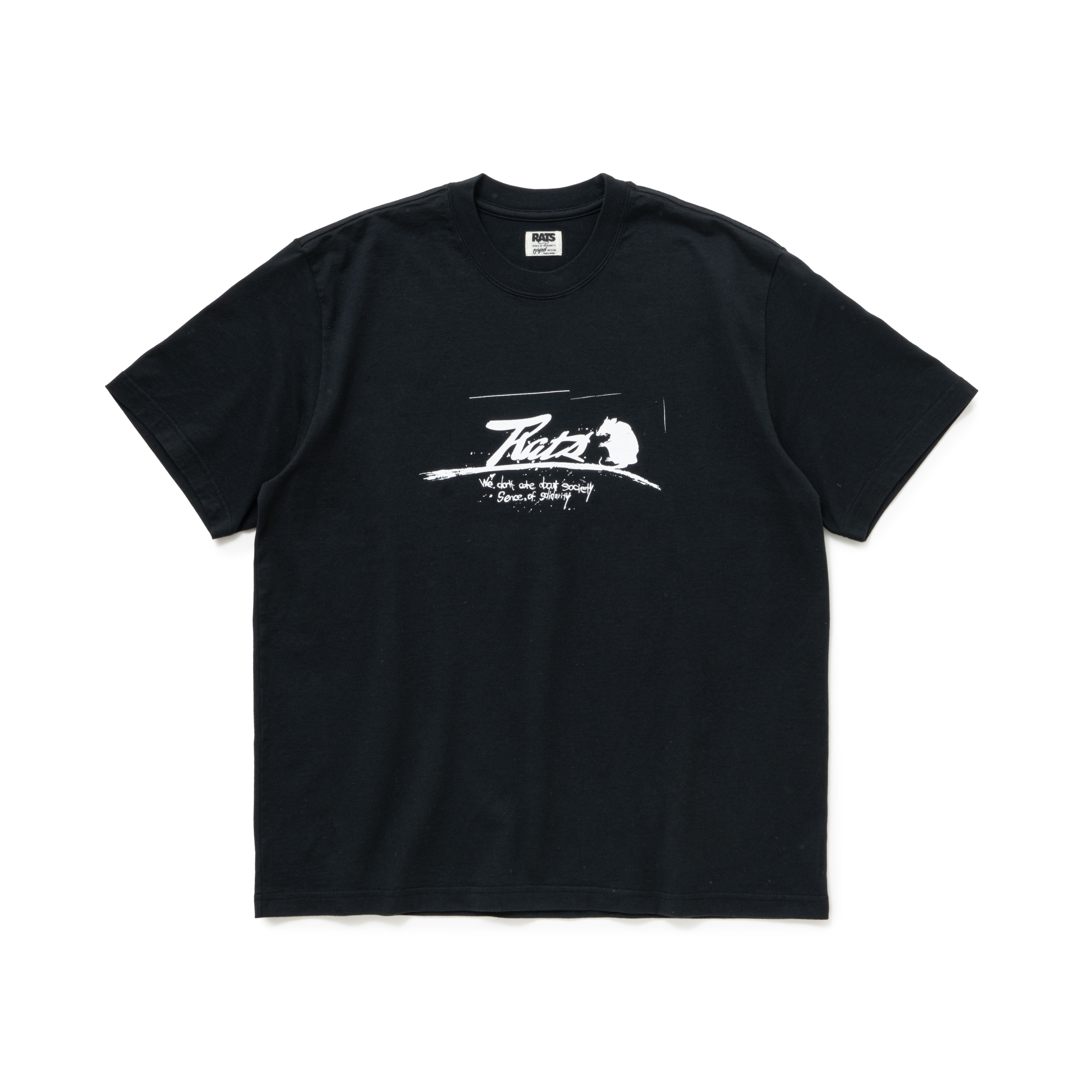 RATS(bc) / SCRIPT LOGO WAY OF LIFE TEE