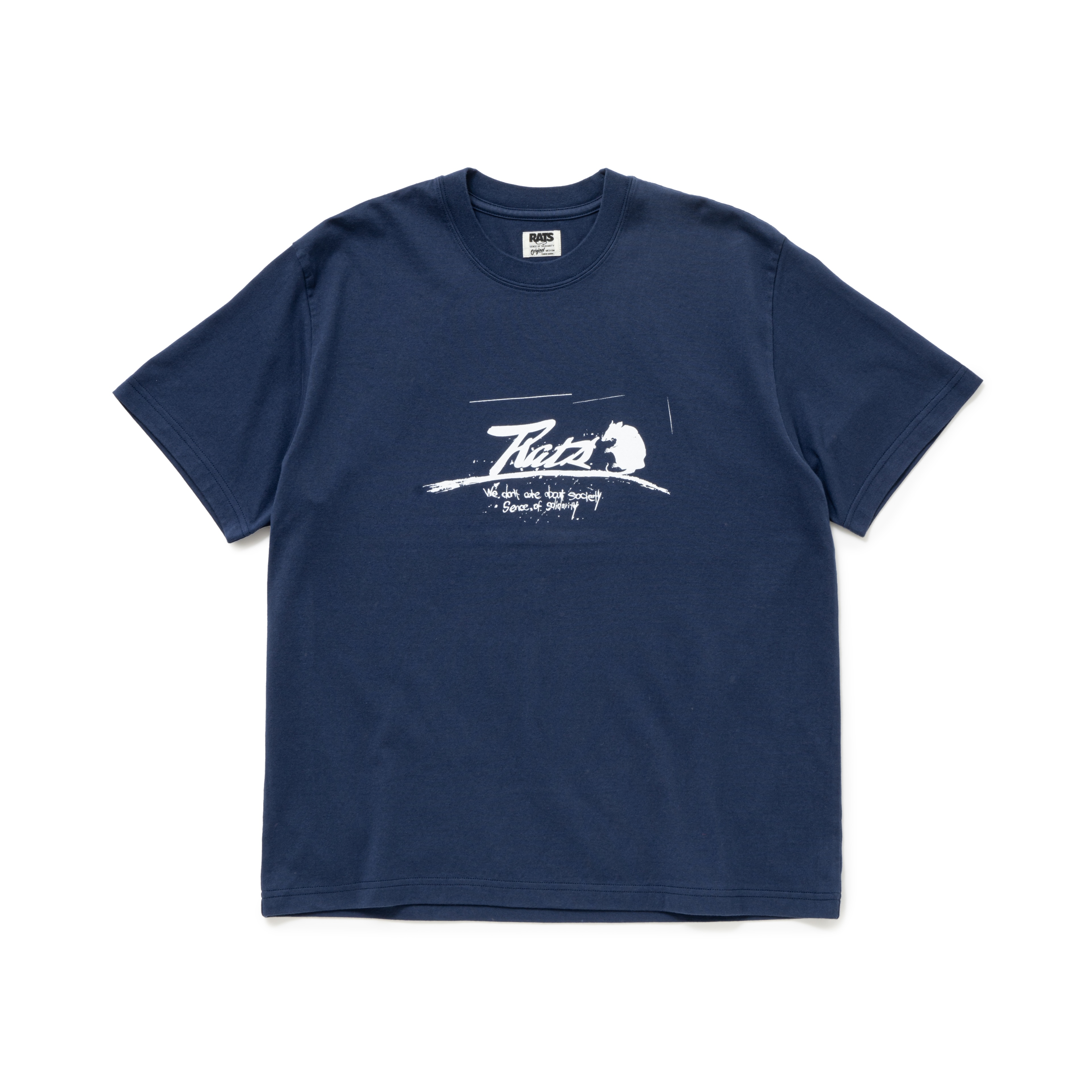 RATS(bc) / SCRIPT LOGO WAY OF LIFE TEE