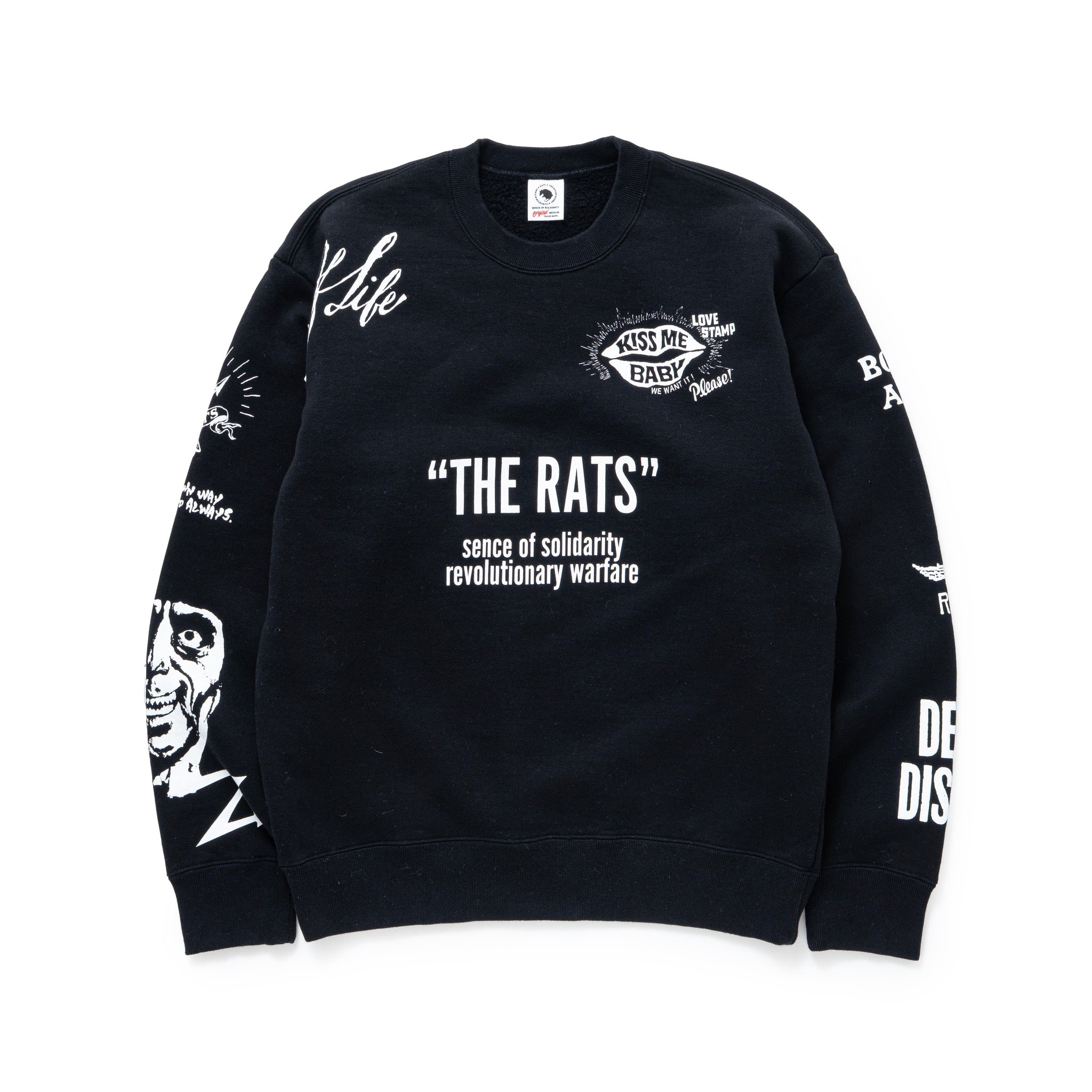 RATS(bc) / CRAZY CREW LOGO SWEAT