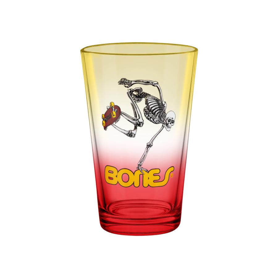 POWELL PERALTA SKATEBOARD SKELTON PINT GLASS