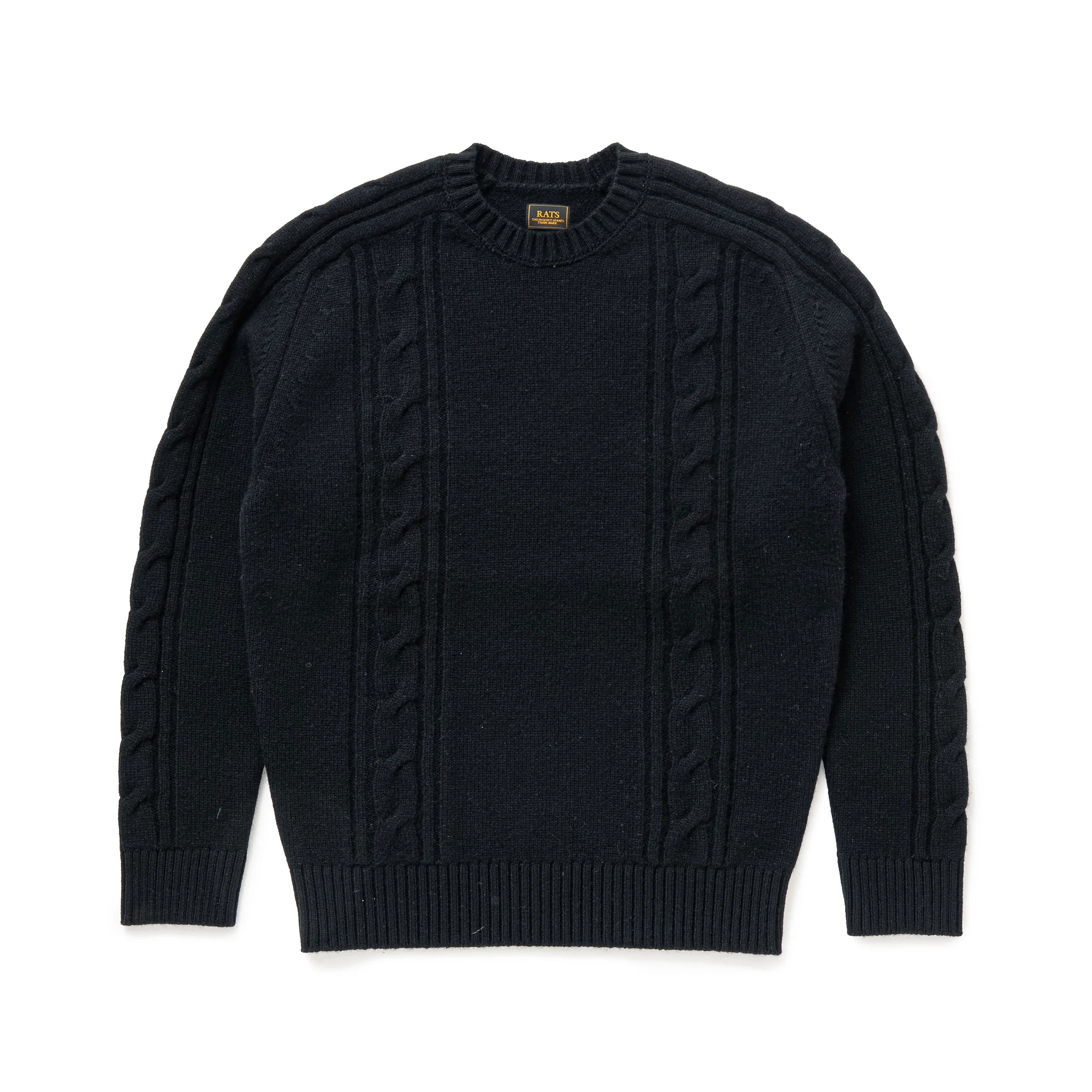 CABLE CREW NECK KNIT