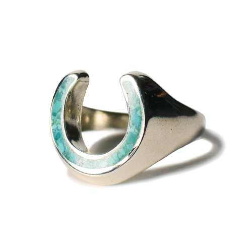 CALIFOLKS(カリフォークス) / Horseshoe Inlay Turquoise Ring