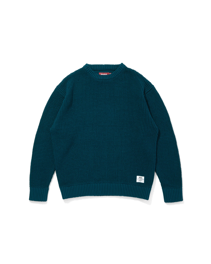 HIDE&SEEK(nChV[N) / Heavy Waffle Knit Sweater