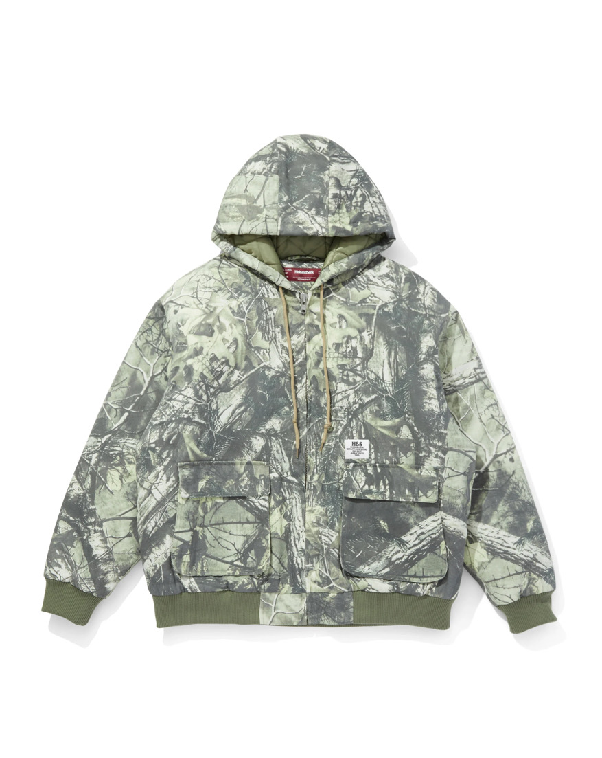 HIDE&SEEK(nChAhV[N) / Camo Zip Hooded Jacket