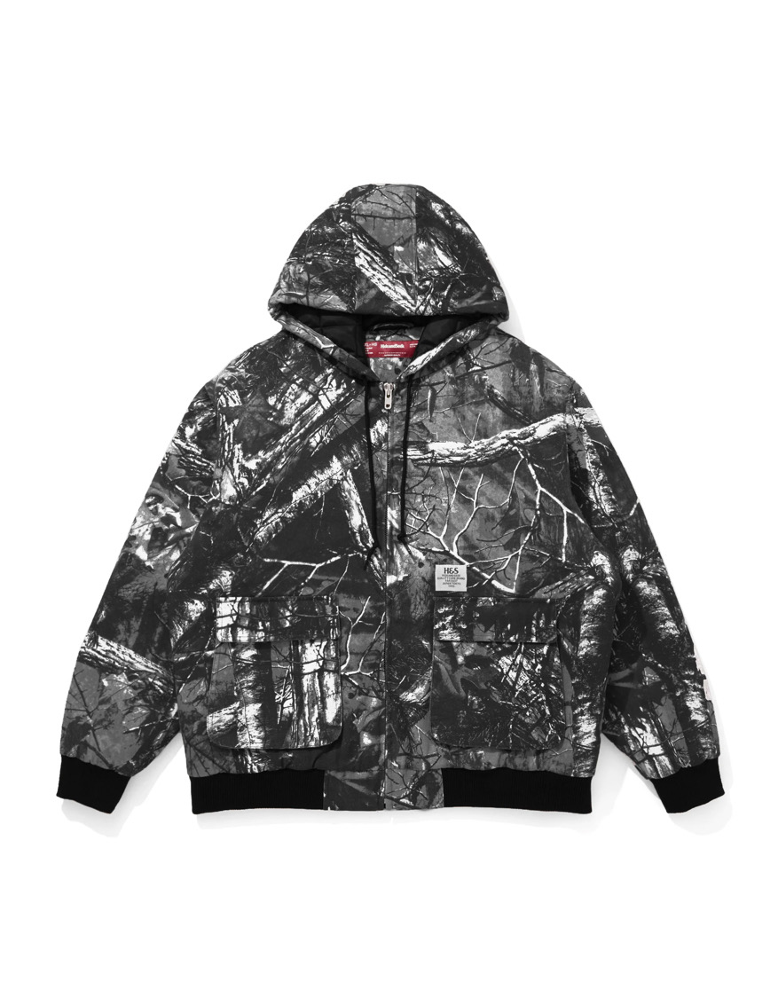 HIDE&SEEK(nChAhV[N) / Camo Zip Hooded Jacket
