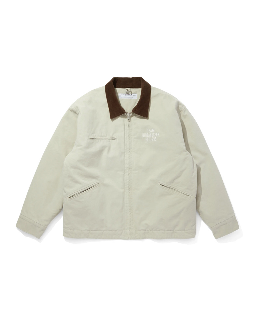 HIDE&SEEK(nChV[N) / Ox Work Zip Jacket (Washed)