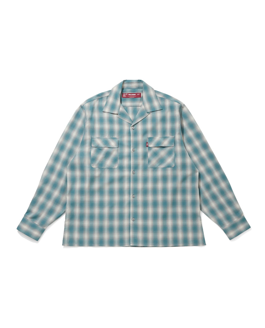 HIDE&SEEK(�n�C�h�A���h�V�[�N) / Ombre Check L/S Shirt
