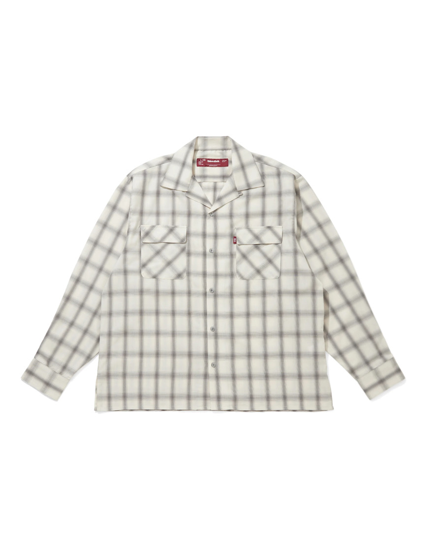 HIDE&SEEK(�n�C�h�A���h�V�[�N) / Ombre Check L/S Shirt