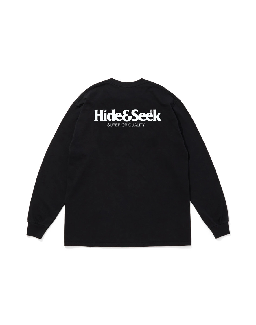 HIDE&SEEK(�n�C�h�A���h�V�[�N) / Logo L/S Tee