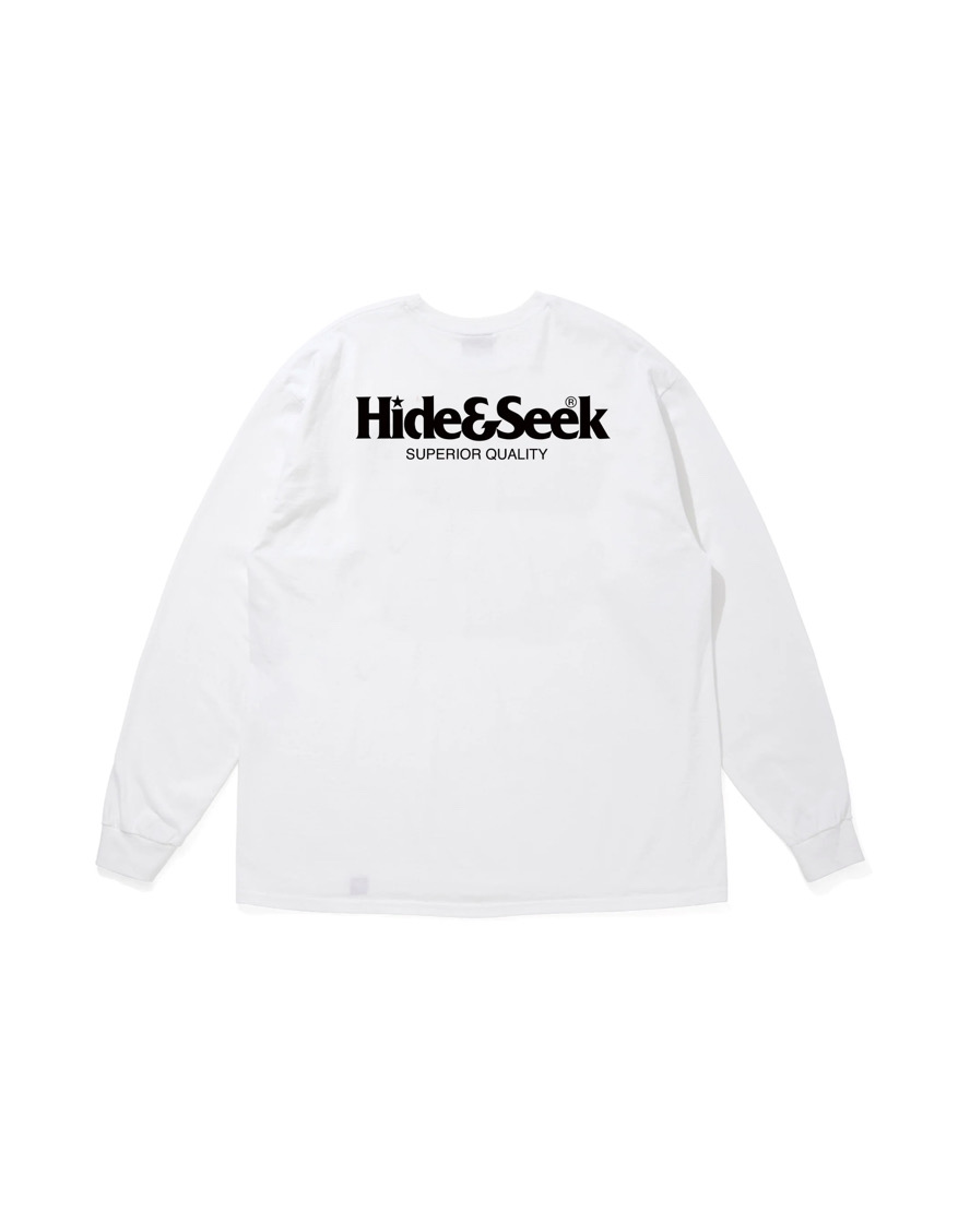 HIDE&SEEK(�n�C�h�A���h�V�[�N) / Logo L/S Tee