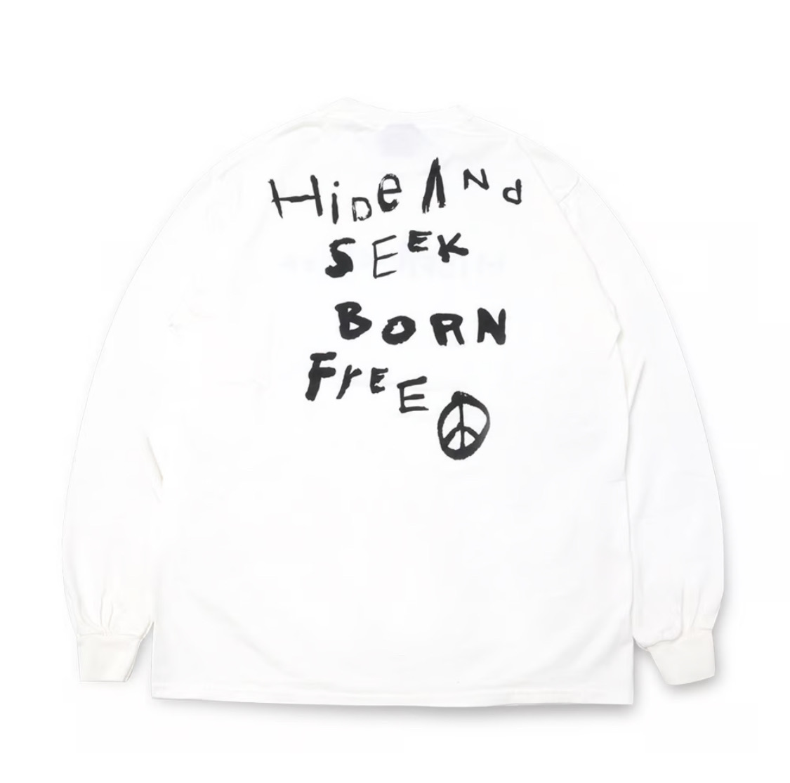 HIDE&SEEK(nChAhV[N) / Handwritten L/S Tee