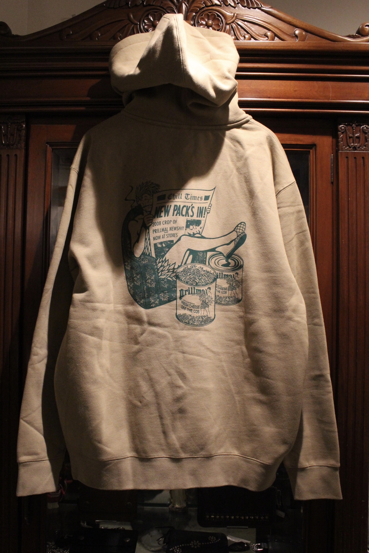 PRILLMAL(v}) / CHILL DAD OG !! ZIP UP HOOD SWEAT