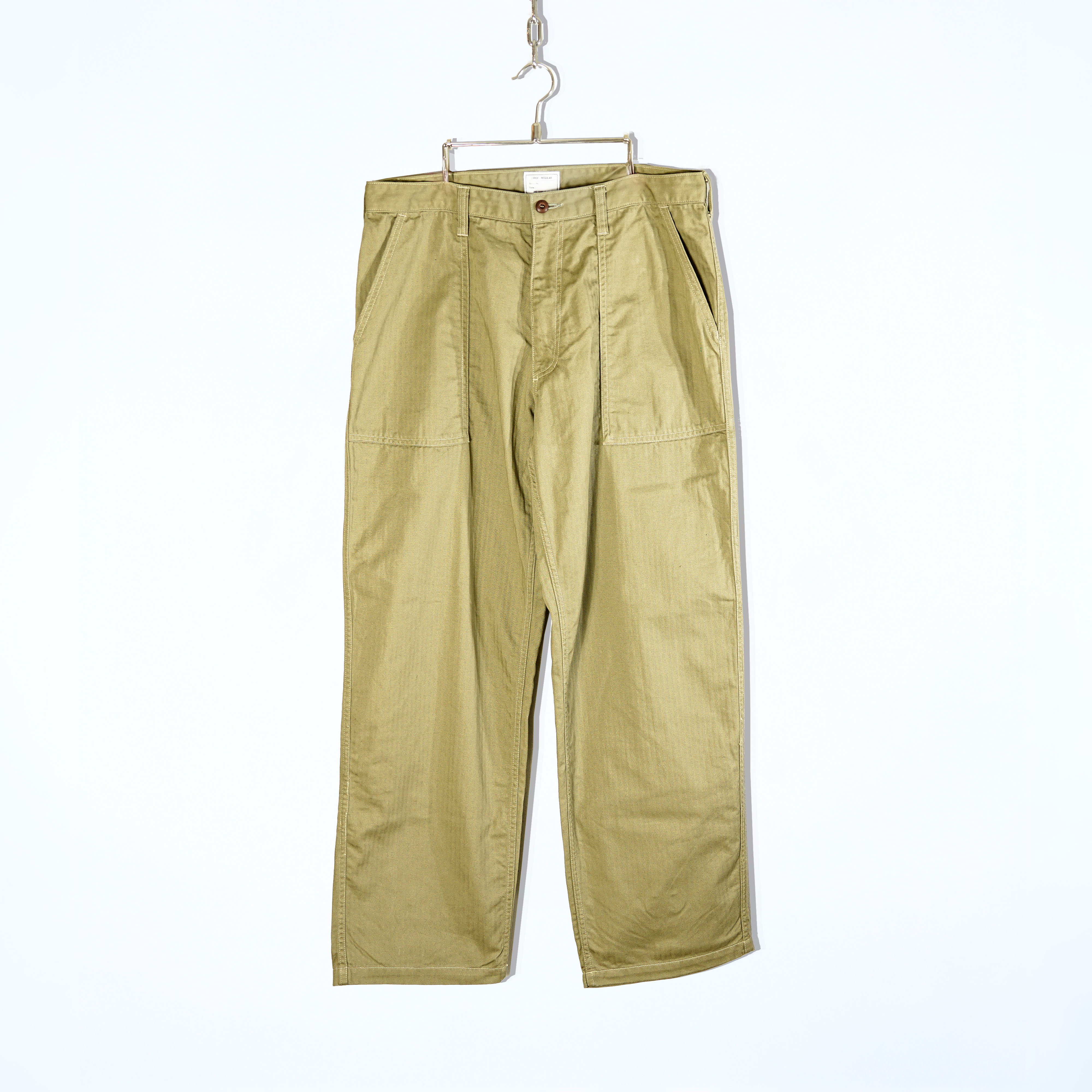 ANDFAMILYS(Aht@~[Y) / HERRINGBONE BAKER PANTS